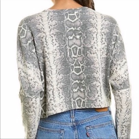 STEVE MADDEN X BB DAKOTA NWT Cropped Python Print Top Size Small - Picture 14 of 14